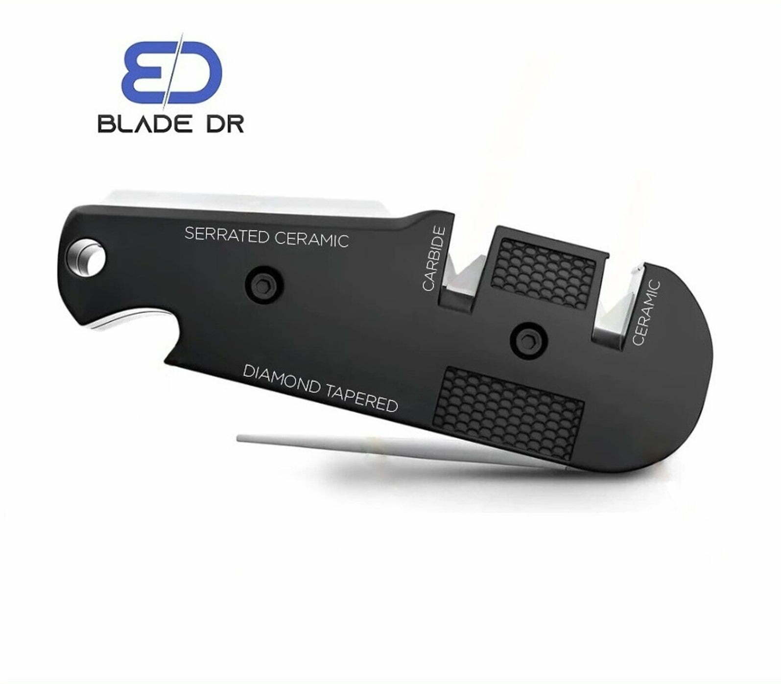 BLADE DR 5 in 1 Kit, sharpens Serrated Edge, Fine Edge & Gut Hook
