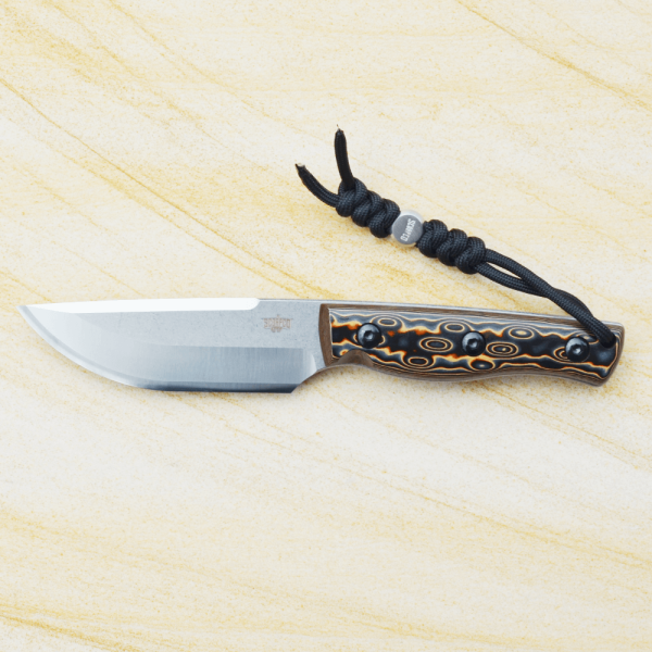 Scorpco Ember Drop Point Full Tang Knife Premium 9Cr18MoV Steel (Damascus G10) - Image 3