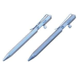Titanium T5 Pen Tungsten Tip Bolt Action Hex Easy Grip G2 ink refills