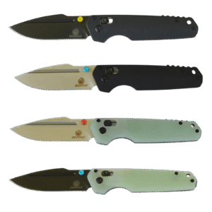 Folding Knife Pocket Clip Ultra Smooth & V Sharp AUS-10 Steel Axis Lock