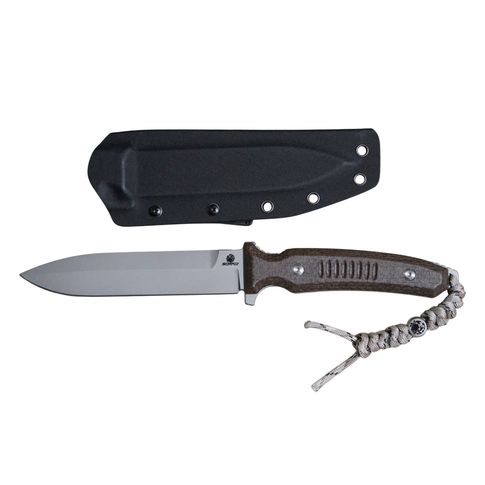 Combat Mk.I tactical knife, survival, hunting, camping, razor edge, D2 steel Scorpco