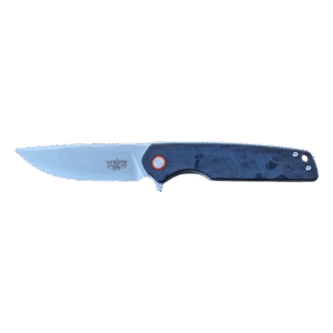 SCORPCO Folding Pocket Knife Hunting Survival Camping D2 Steel Flipper Carbon N