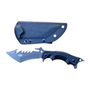 Razor Sharp Knife Full Tang Stainless Steel Titanium Coated Blade Kydex Sheath Z