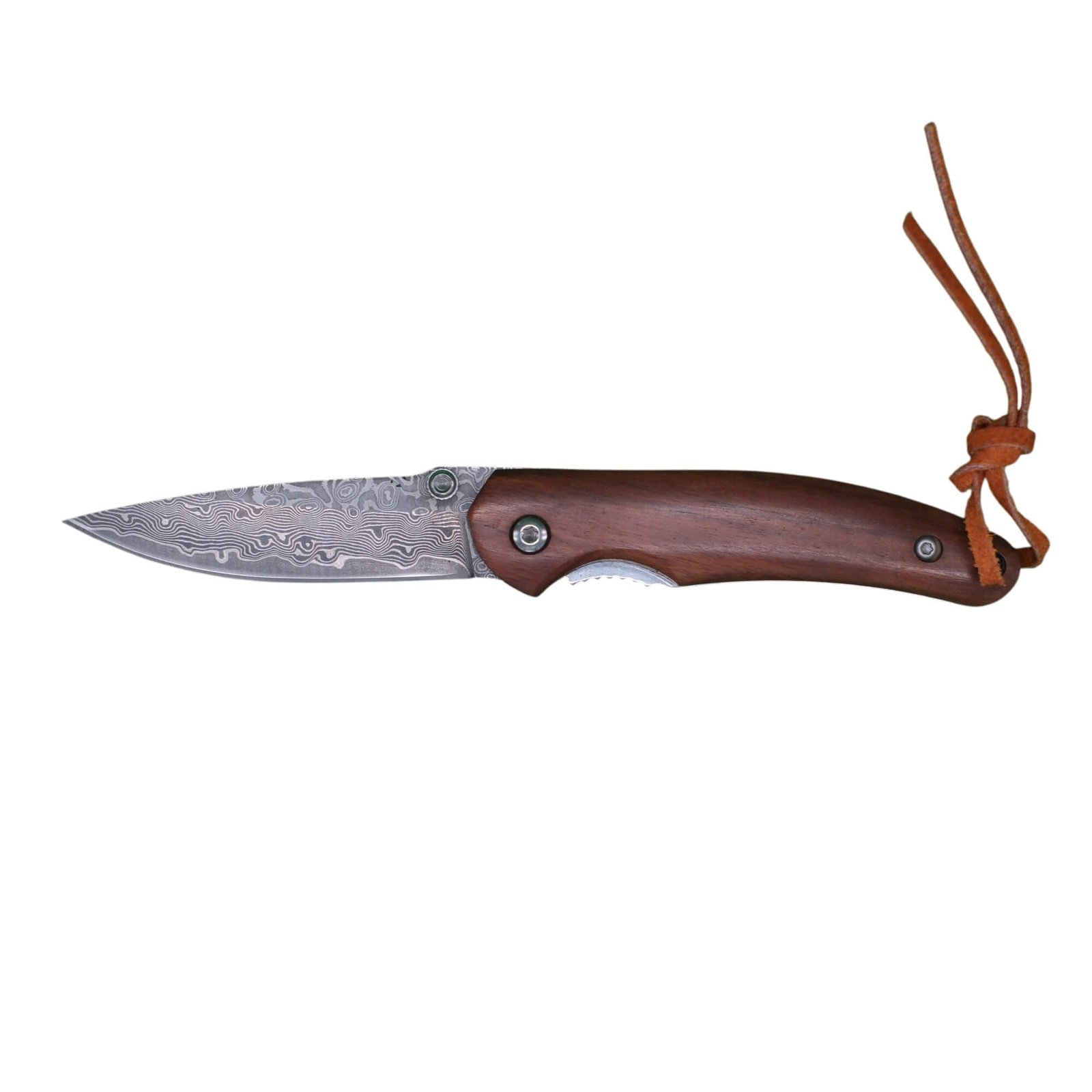 Damascus Folding Knife real Damascus 67 layered 1095 Steel Rose Wood Handle Quality Pocket Knife - Image 2