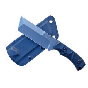 Razor Sharp Knife Full Tang Stainless Steel Titanium Coat Blade Kydex Sheath K9D