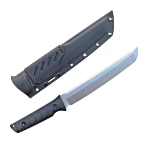 Full Tang Tanto Knife Tactical Fixed Blade Stainless Steel Heavy Duty 5.6mm Thick STS37